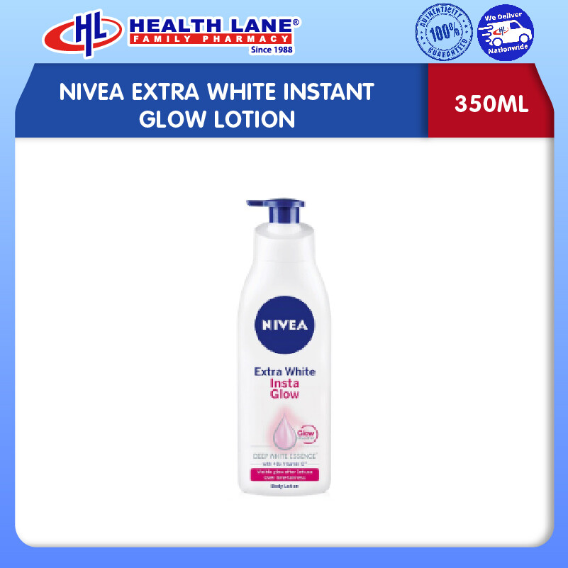 NIVEA EXTRA BRIGHT INSTANT GLOW LOSYEN (350ML)